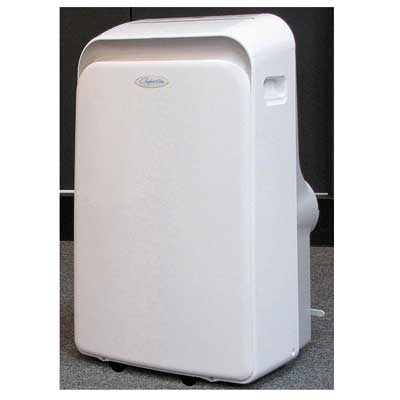 Comfort Aire  inch Comfort Aire 14000 BTU Cooling 11000 BTU Heating Portable Single Hose Air Conditioner